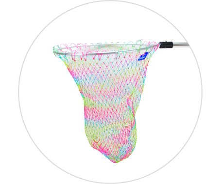 AQUA MARINE - Telescopic Fishing Nylon Colorful Braided Net (210cm)